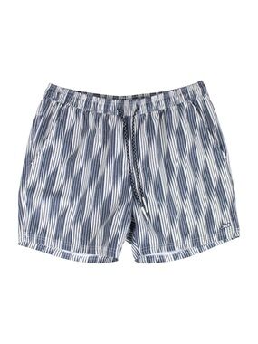 Lost Striped Board Shorts Blue White Drawstring Men's Size Large